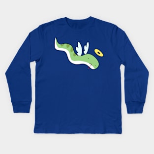 Angel Snake Kids Long Sleeve T-Shirt